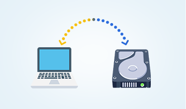 Computer and External Drive