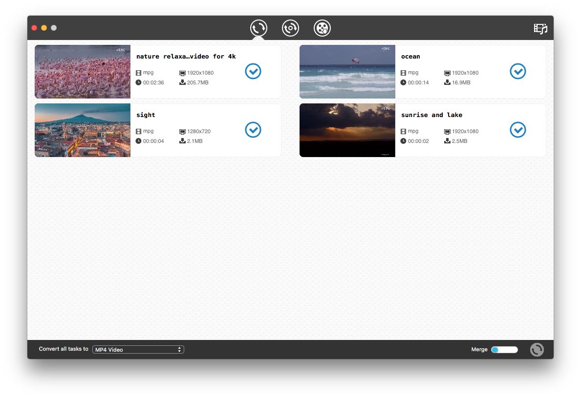Convert MPG to MP4 on Mac Cisdem Step 4