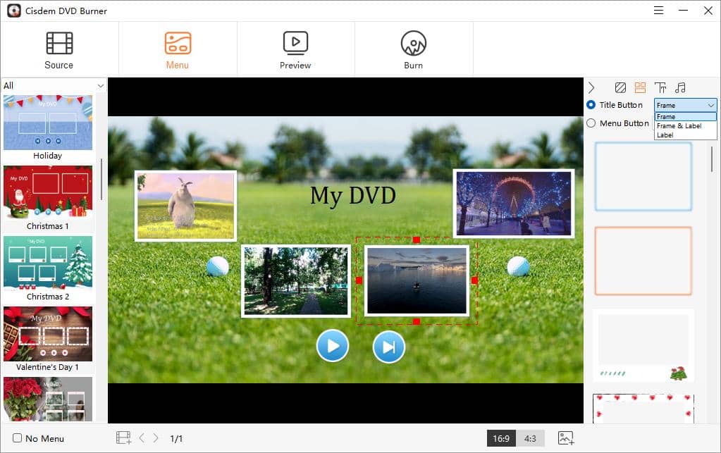 menu creator alternative
