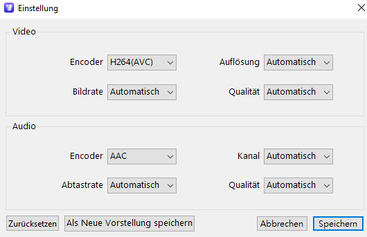advanced settings