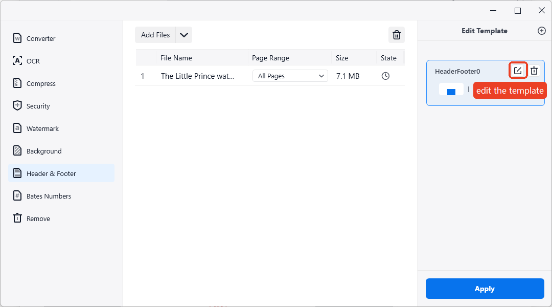 add footer to pdf cisdem04