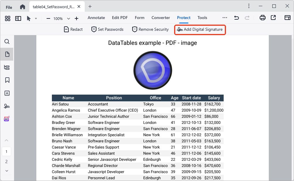 create a signature for pdf cisdem05