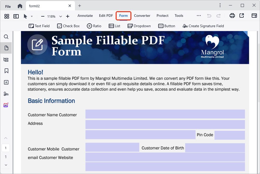 fillable pdf form creator cisdem