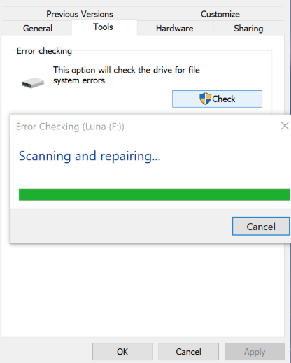 repair drive win 03