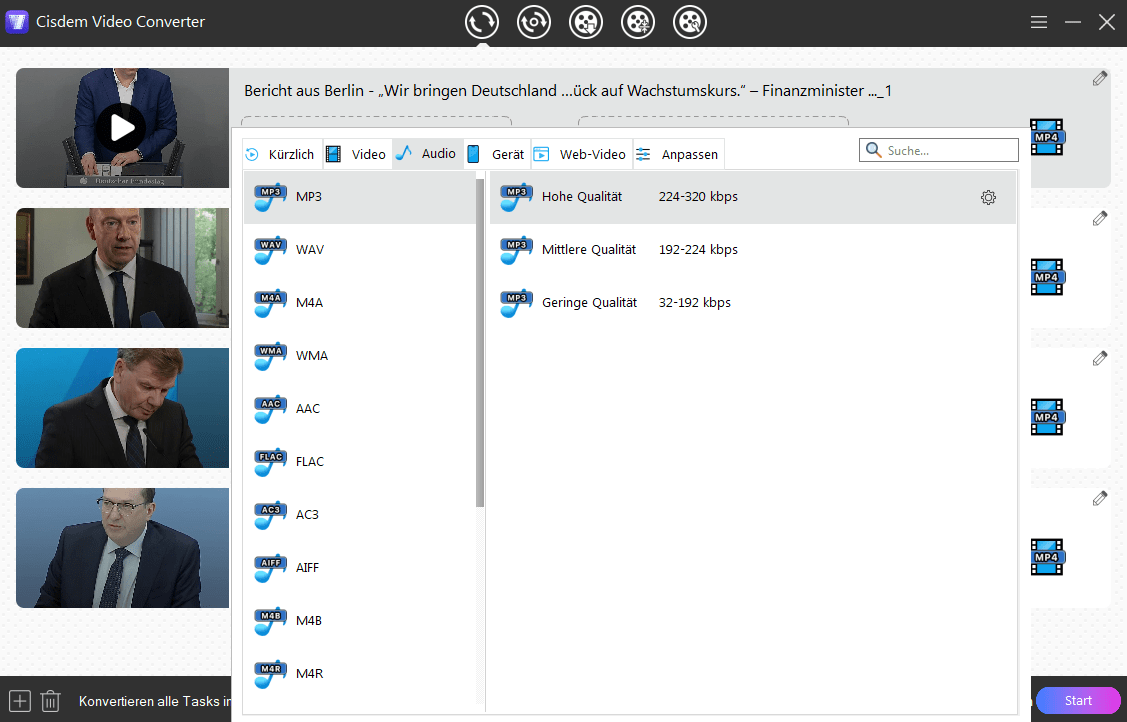 convert the downloaded twitter videos to more video formats