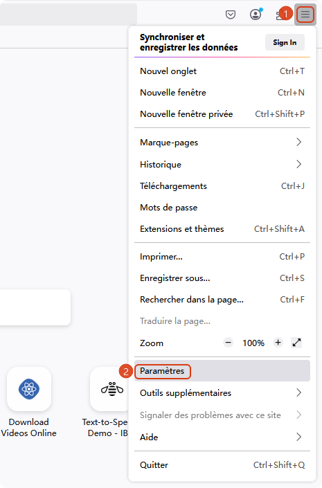 créer un mot de passe principal firefox
