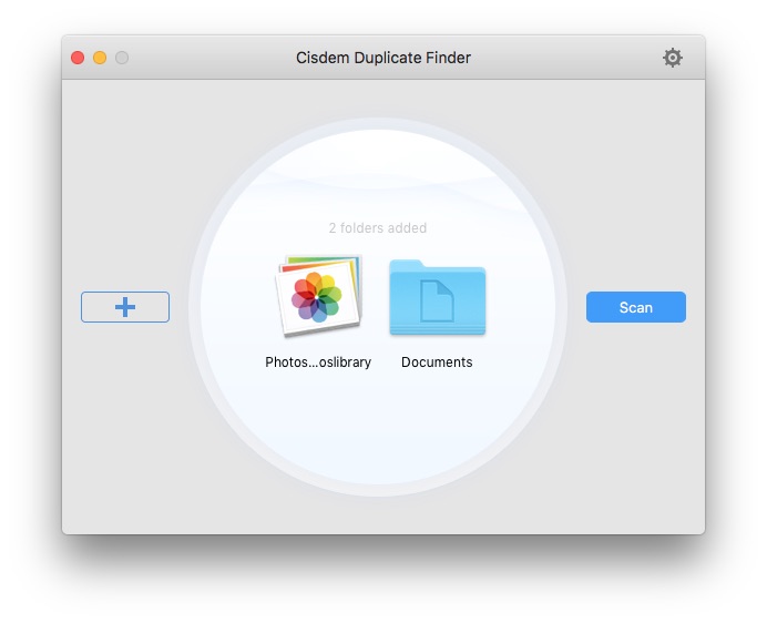 Cisdem Duplicate Finder click Scan