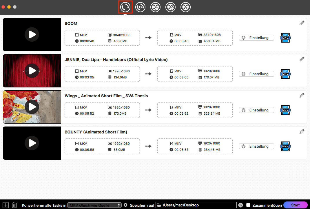 add mkv files