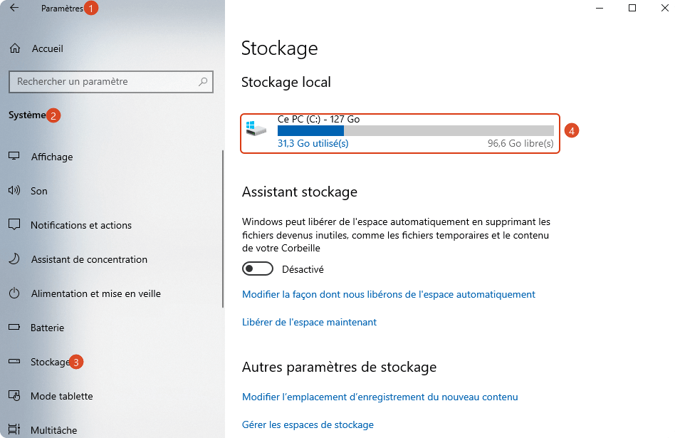comment libérer de l'espace sur son pc