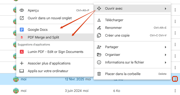 déplacer fichiers dans services cloud à la demande