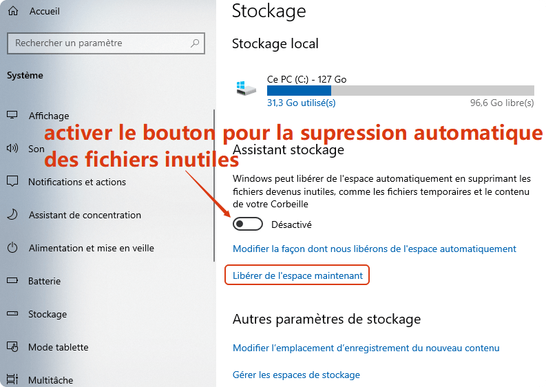 comment liberer de l'espace ram sur pc