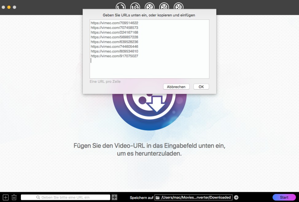 URLs einfügen