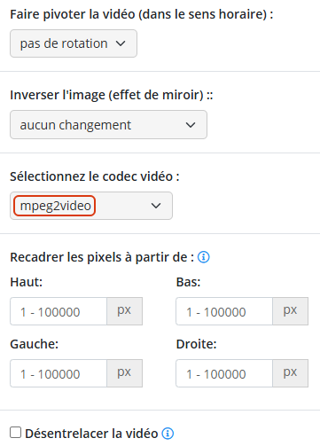 convertir MP4 en MPEG2 gratuit