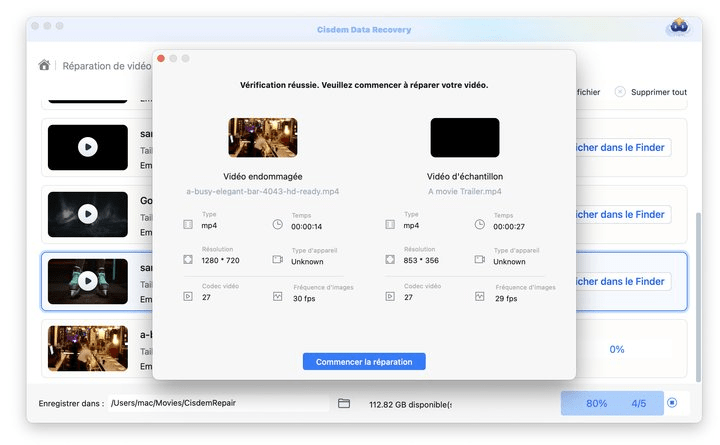 comment réparer un fichier avi cisdem