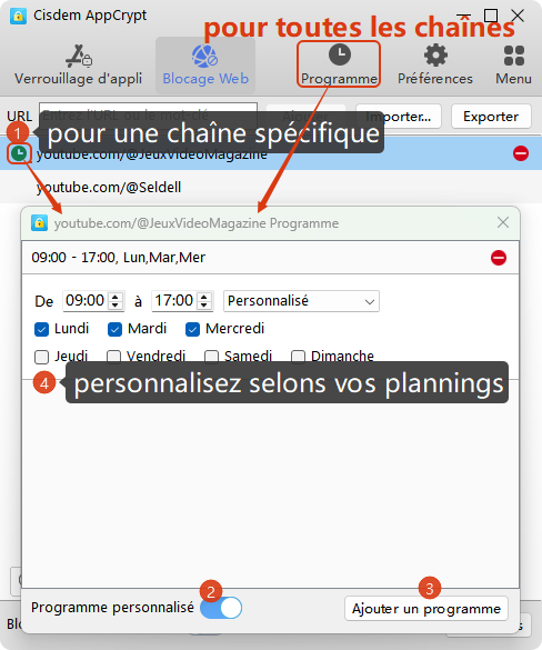 comment bloquer une chaîne youtube sur téléphone
