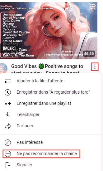 comment bloquer un utilisateur sur youtube