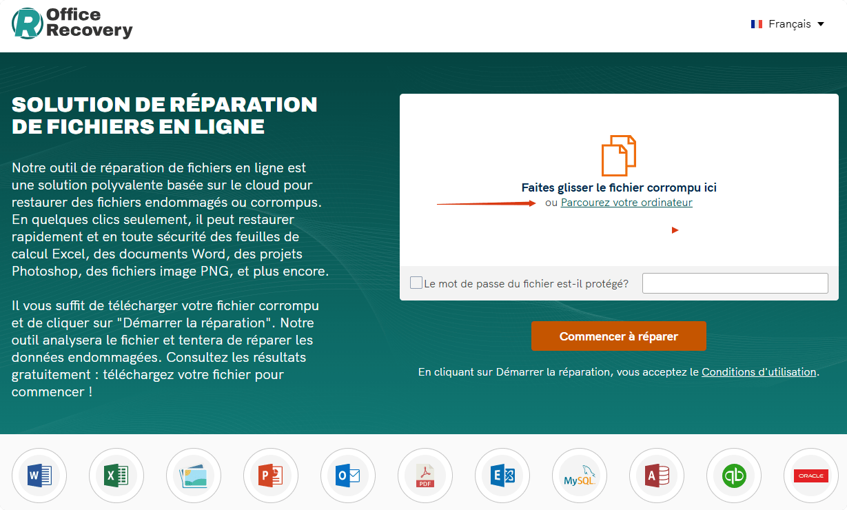 réparer une photo endommagée en ligne
