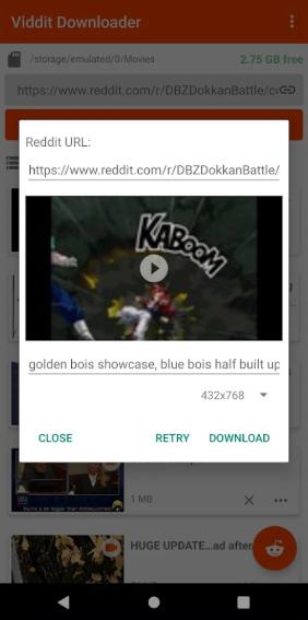 reddit downloader for android