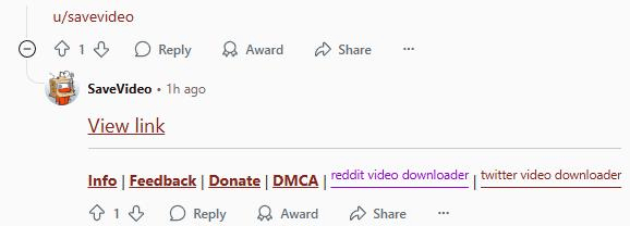 savevideo reddit bot 