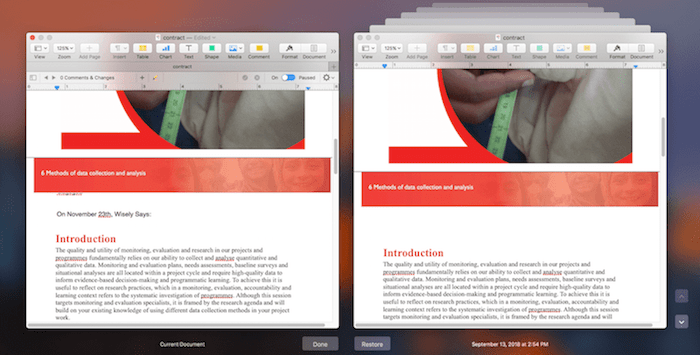 Comment récupérer un fichier remplacé sur Pages