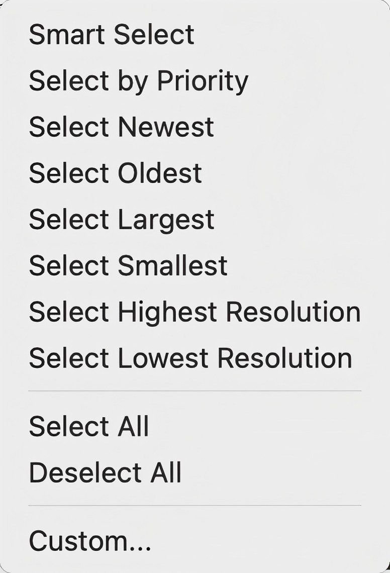 8 selection rules