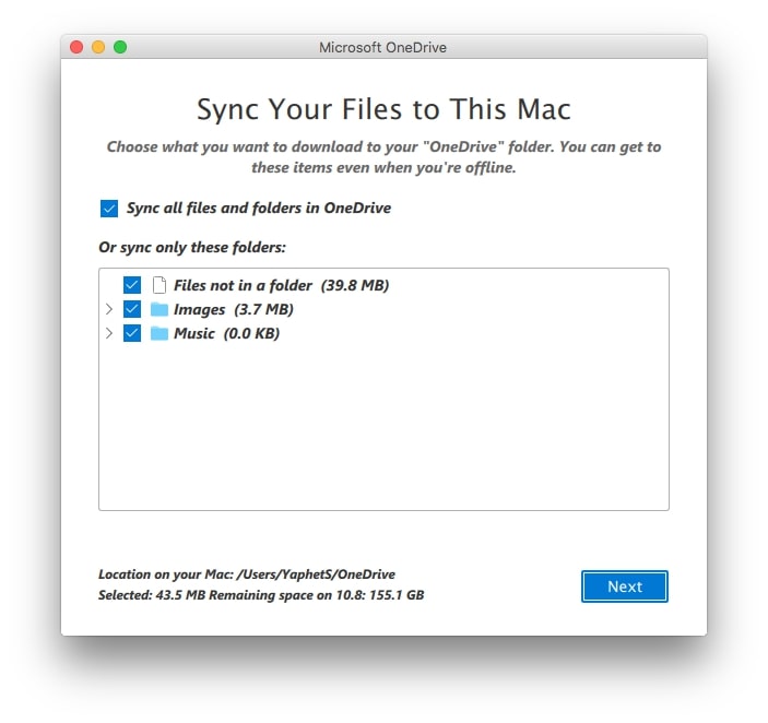 sync all files