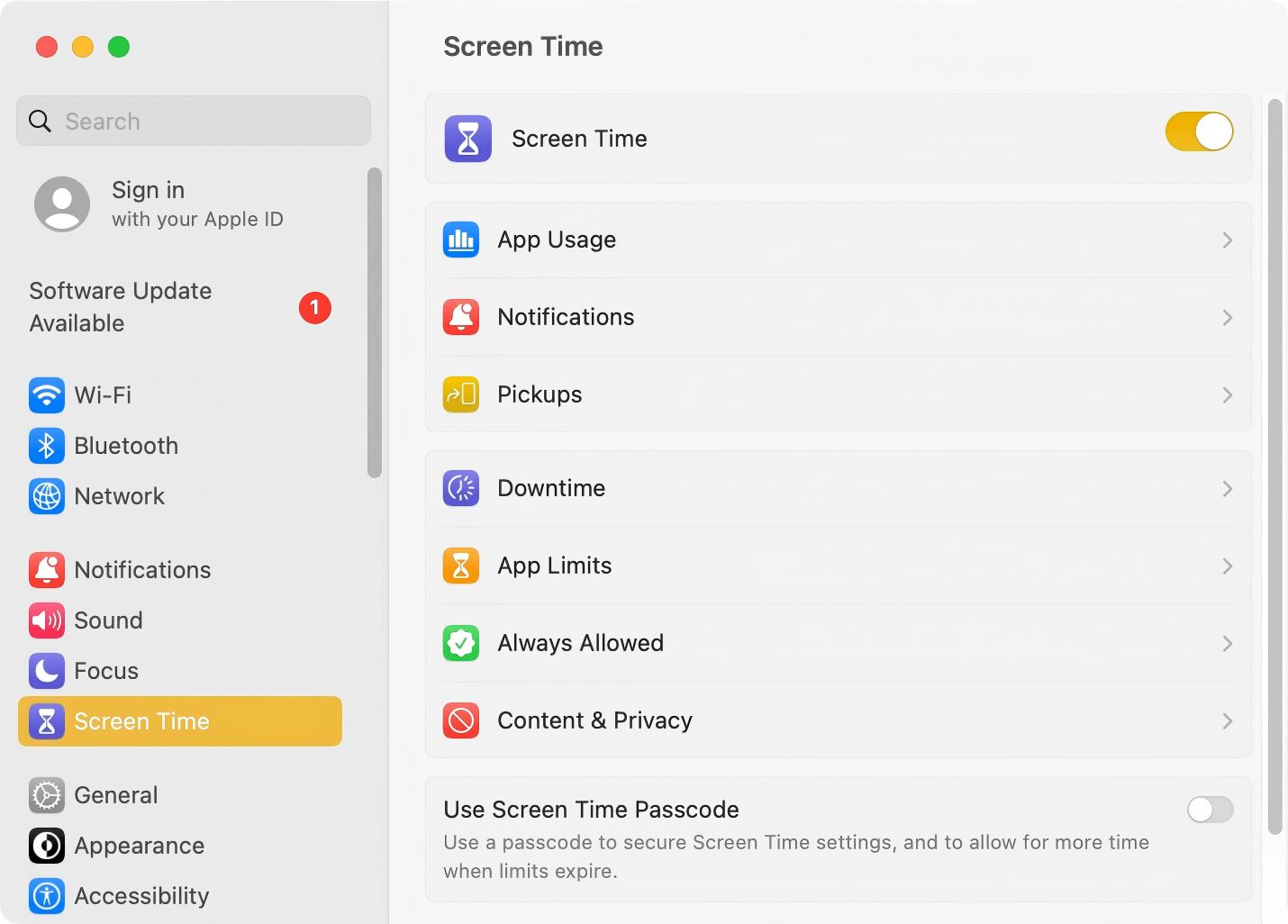 Screen Time