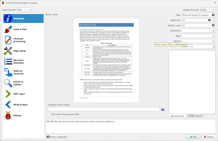 Calibre-PDF-to-EPUB