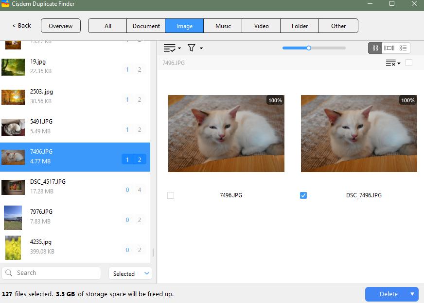 scan result window