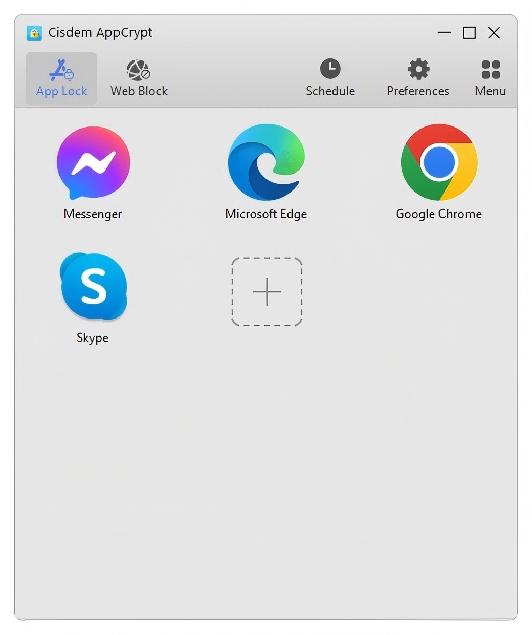 app lock tab