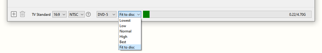adjust dvd parameters