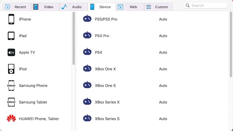 cisdem video converter supported devices
