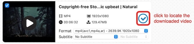 download finished