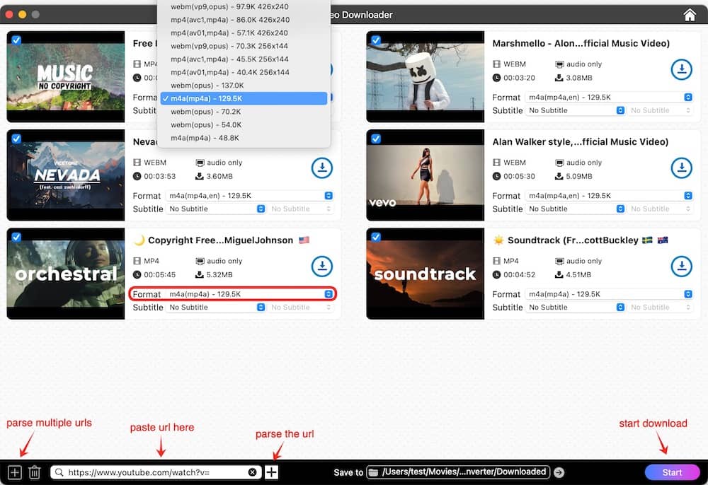 extract audio from online video