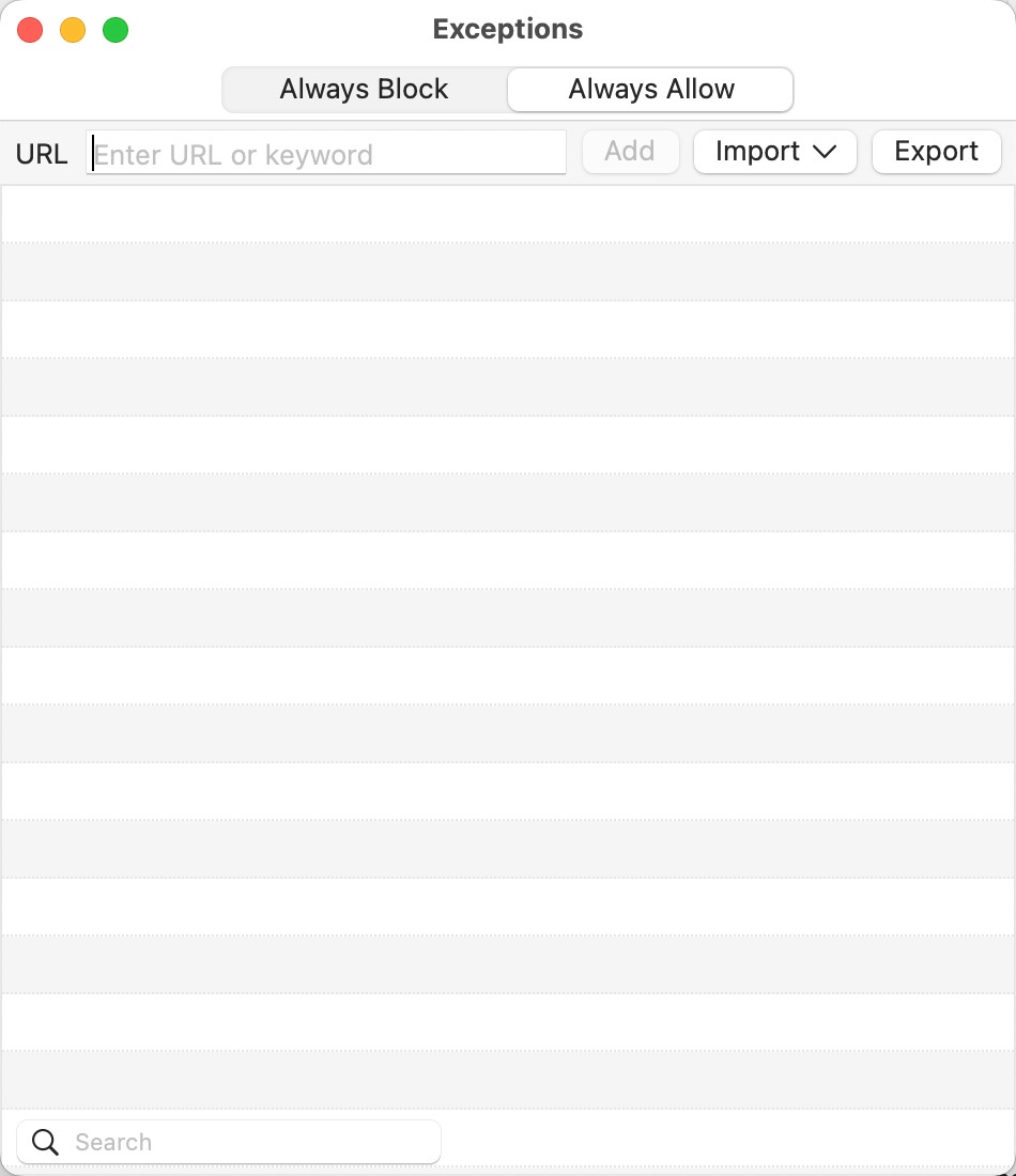 allowlist