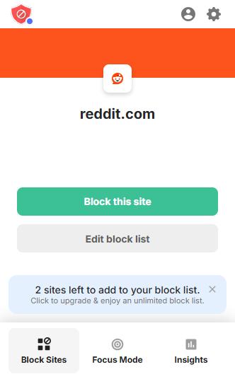 click settings