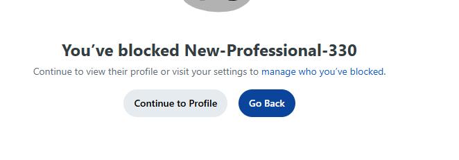 blocked