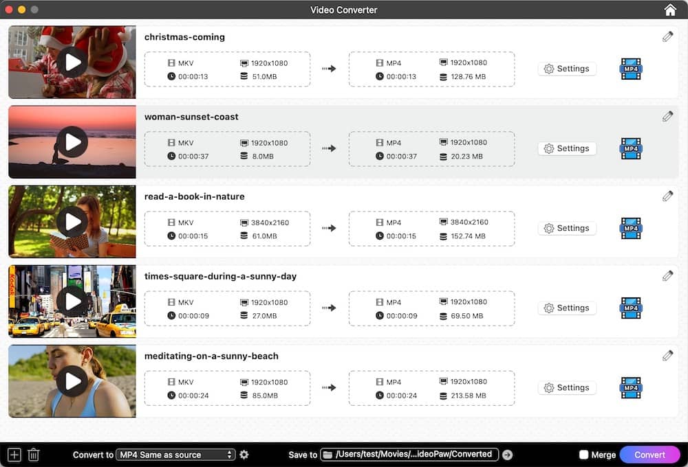 add mkv files