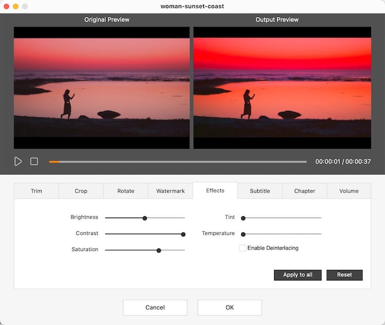 edit the added files