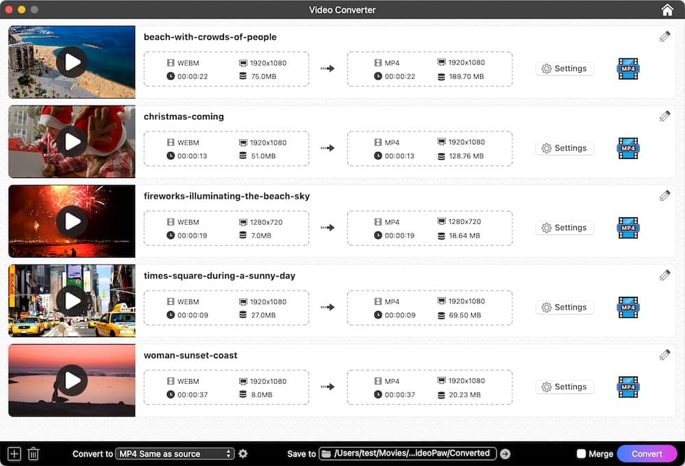 add webm