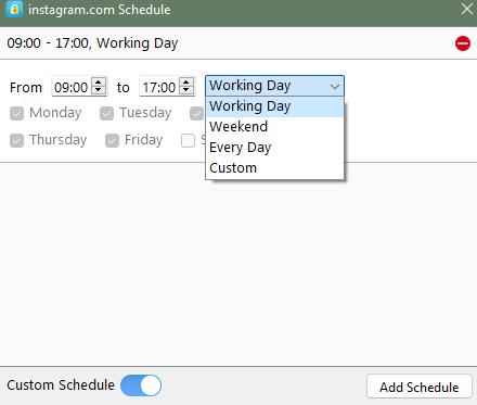 instagram schedule