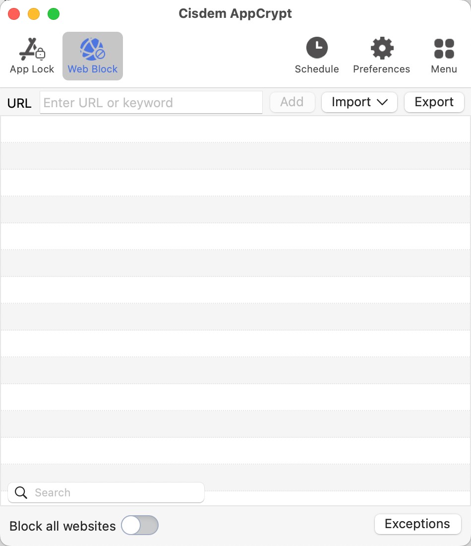 web block