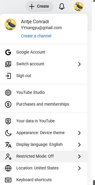 restricted mode