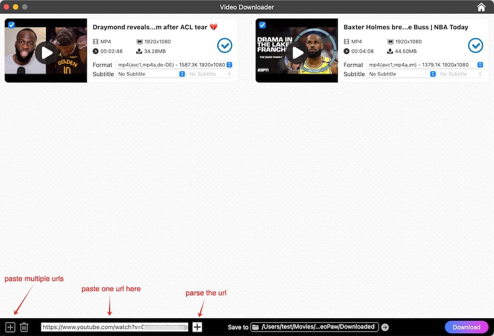 nba videos download