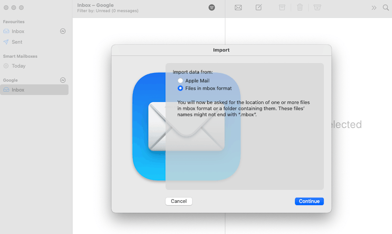 import yahoo emails