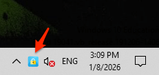 the Cisdem AppCrypt icon appearing on the taskbar