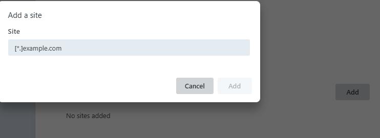 add a site