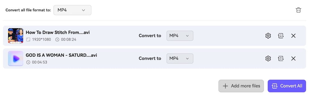 choose mp4 online