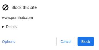 block this site