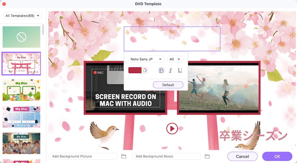dvd templates
